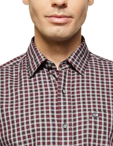 Image of Arrow Men's Cotton Solid Slim Fit Shirt