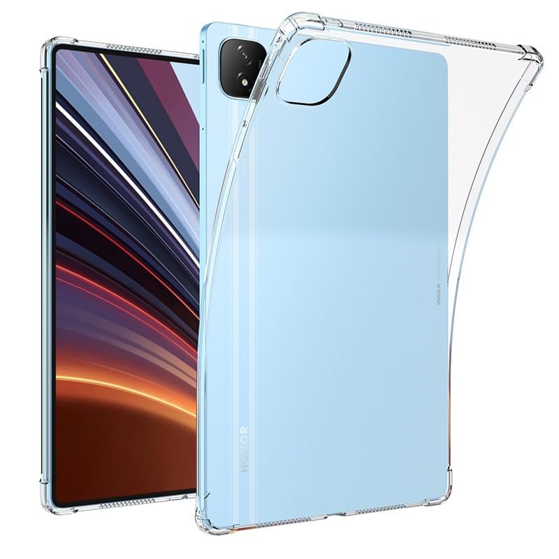 Funda transparente para Honor Magic Pad2 de 12.3 pulgadas (ROD2-W09) ultra suave, flexible, transparente, TPU para tablet Honor Pad GT Pro (ROD2-W69) funda de protección contra caídas (transparente)