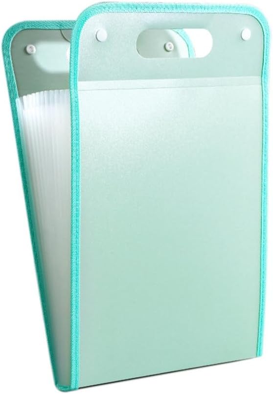 Expandable File Folder with 13 Pockets A4 Document Organizer with Handle Durable Expandable Storage Folder Multicolor Pack of 1 for Office Home School