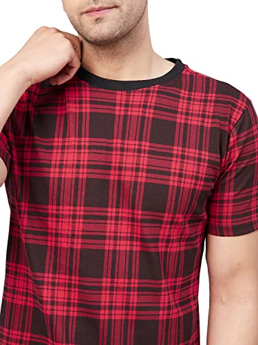 Image of GRITSTONES Men Half Sleev Cotton Blend Summer T-Shirts