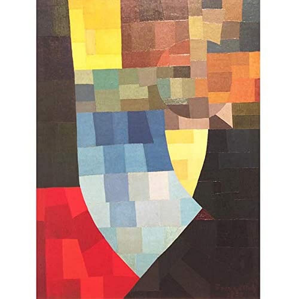 Freundlich Composition Abstract Painting Art Print Canvas Premium Wall Decor Poster Mural