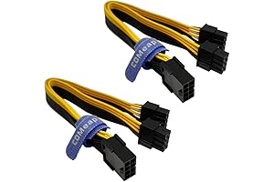 COMeap 8 PIN TO DUAL 8 PIN PCIE Splitter Cable