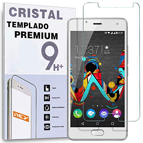 REY Verre Trempé pour WIKO UFEEL/UFEEL Lite/U Feel, Protecteur d'écran qualité supérieure