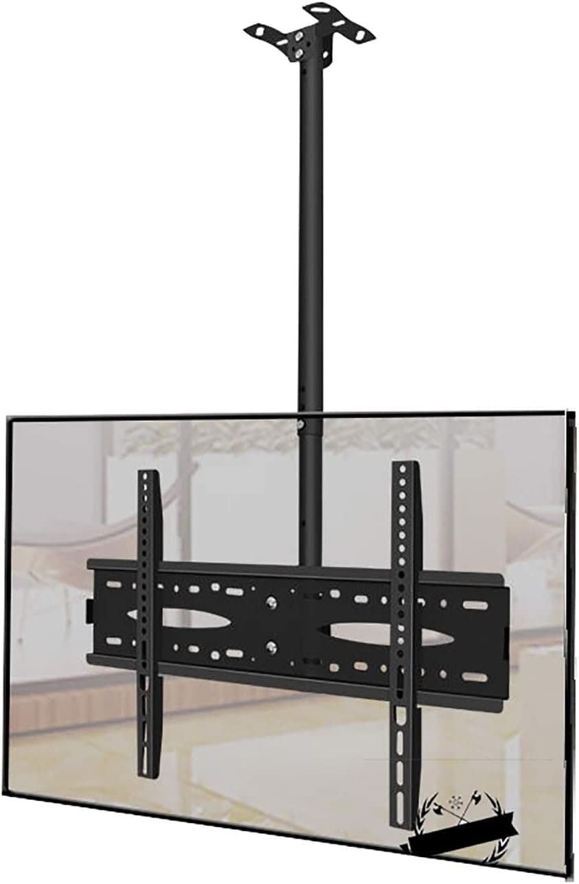 HPTHLY Ceiling Tv Mount Bracket For 32 72 Inch Led Screen Display Adjustable Height Smooth Swivel Tilt And Extension Supports Up To 110 Lbs Tv Mount Stand,1M (2M)