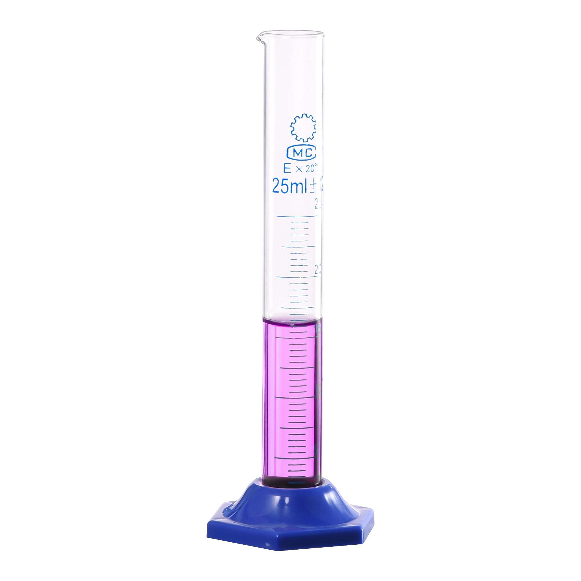 Uxcell Plastic Graduated Cylinder, 250ml Measuring Cylinder