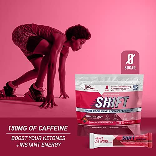 Real Ketones Shift Exogenous Ketone BHB + Caffeine + Keto Electrolytes