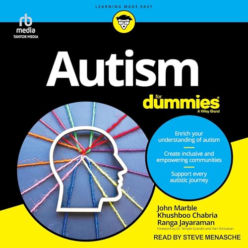 Autism for Dummies Audiolivro Por John Marble, Khushboo Chabria, Ranga Jayaraman, Temple Grandin - foreword, Hari Srinivasan - foreword capa