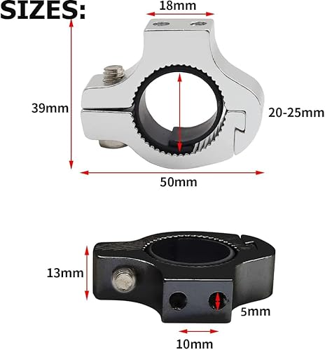 Miniatura 7 de Paquete de 2 soportes para botella de agua para bicicleta, soporte para portavasos de bicicleta, abrazadera de montaje para manillar de bicicleta,