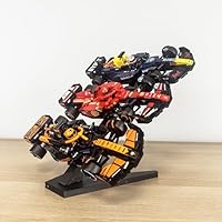 Brick Nest Shelf Display Riser - Compatible with Lego Formula One Speed Champions - Display Shelves F1 Stand