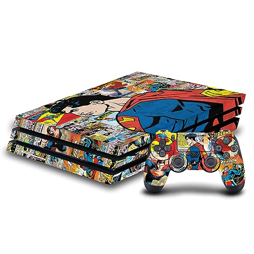 Autocollant de jeu Superman pour PS4 Pro, le sticker parfait pour votre salon geek