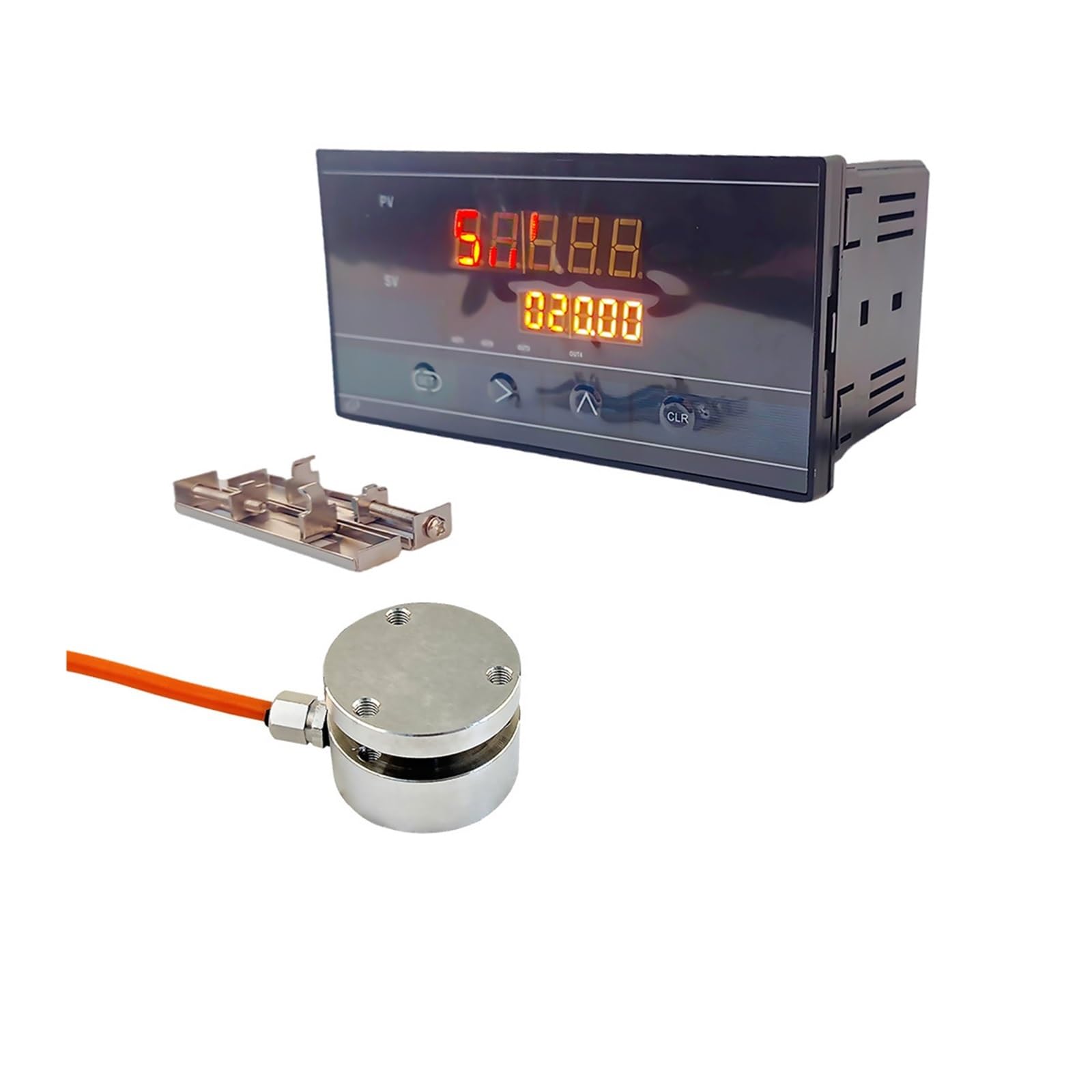 Cella di carico e controller con display digitale | Impostare il sensore di pressione di compressione in acciaio legato 0-2000 kg(500KG Display)