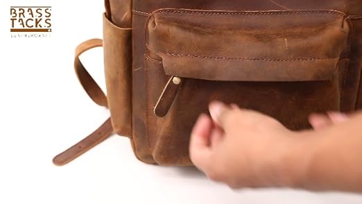 Amazon.co.jp: [BRASS TACKS Leathercraft] メンズ クラシック 