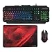 Produktbild Mars Gaming Set mit Gaming-Tastatur und Maus MCP118 Schwarz