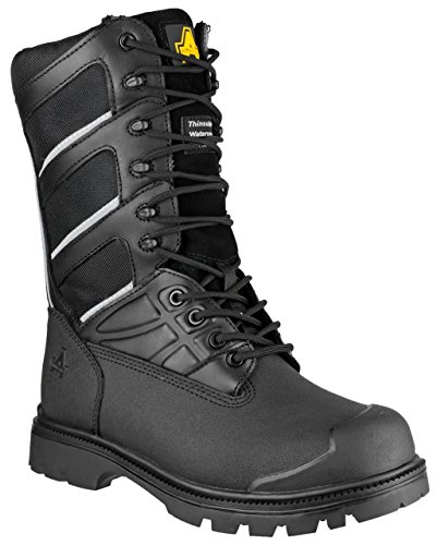 Bottes de sécurité homme Amblers Safety FS994 montantes cuir noir hydrofuge