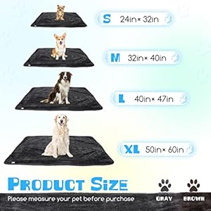 Nobleza-Waterproof-Dog-Blanket-50--60-Reversible-Super-Soft-Warm-Fluffy-Sherpa-Fleece-Dog-Couch-Bed-Protector-Urine-Proof-Washable-Outdoor-Pet-Blanket-for-Small-Medium-Large-Dogs-Cats-Grey - Cucciolini Doodles   Nobleza-Waterproof-Dog-Blanket-50--60-Reversible-Super-Soft-Warm-Fluffy-Sherpa-Fleece-Dog-Couch-Bed-Protector-Urine-Proof-Washable-Outdoor-Pet-Blanket-for-Small-Medium-Large-Dogs-Cats-Grey