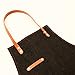 YUENA CARE Delantal de Camarero Cocinero Mandil Denim Ajustable con Bolsillo para...