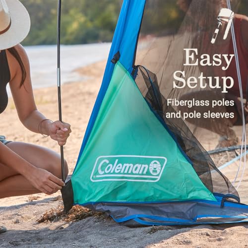 Coleman Skyshade Screened Shelter with Easy Set up, 8x8 Foot Blue - image 3