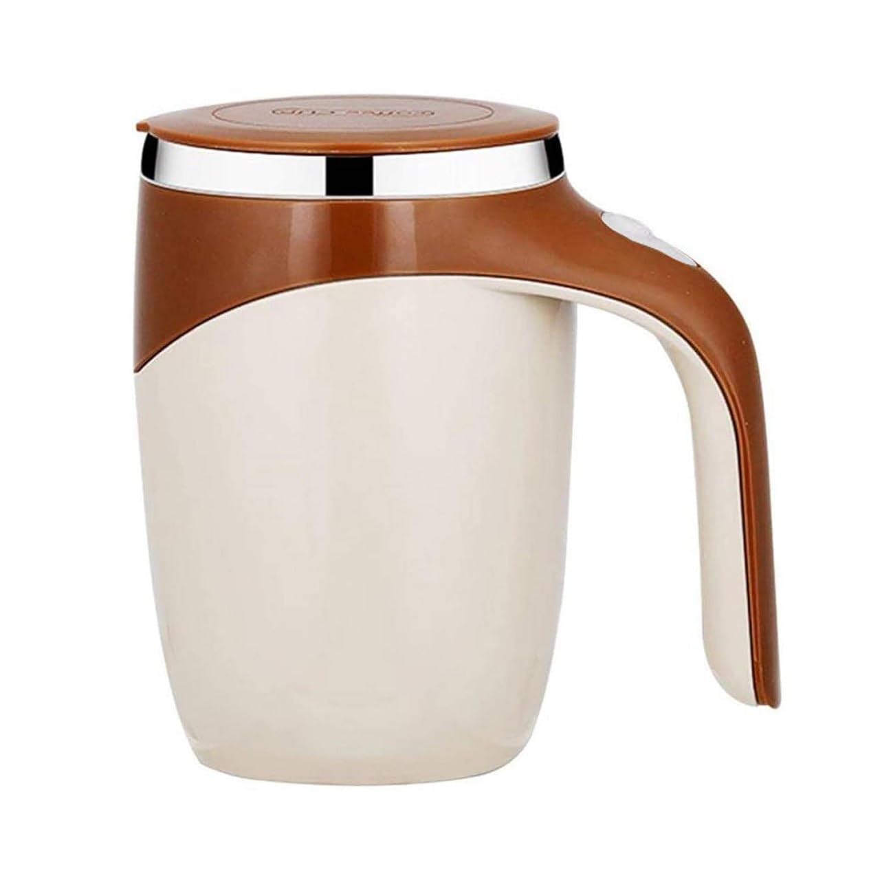 GopalLal A Automatic Magnetic Stirring Coffee Mug Rotating Home Office Travel Mixing Cup Funny Electric Stainless Steel Self Mixing Coffee Tumbler, Suitable for Coffee, Milk, Cocoa and Other Beverages