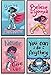 Girls Room Decor, Posters for Girls, Super Powerful Girls, Girl Wall Decor, Inspirational & Motivational Quotes for Girls & Teens, Kids Bedroom Wall Decorations, Teen Wall Art Set of 4 Poster 11x17in