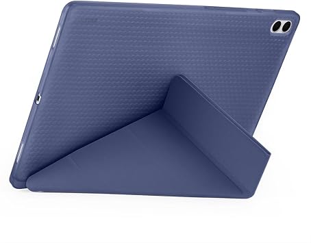 Samsung Galaxy Tab S11 Ultra SM-X930 / SM-X936 Kılıf 14.6 inç Kalem Bölmeli Silikon Tablet Kılıfı Lacivert