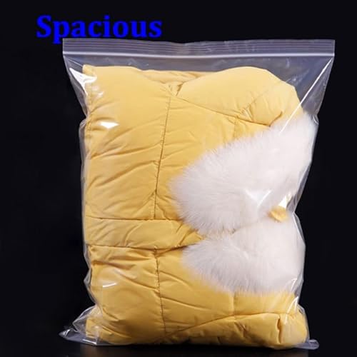 Large Storage Bag 3.5 Gallon Freezer Bags Zip Easy Food Storage Bag Clear Meal Prep Bag Thick Durable 25 Pcs 15.7" X 19.7" #TOP5