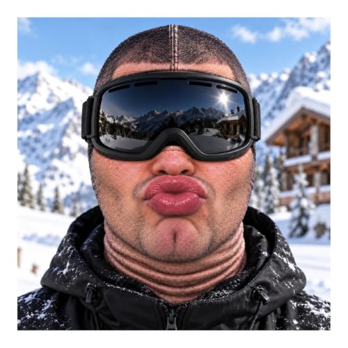 Funny Ski Mask Realistic Full Face Balaclava Old Man Ski Mask - image 2