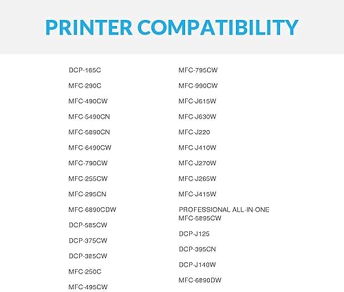 Miniatura 5 de Speedy Inks - Cartucho de tinta cian compatible con LC61C (Serie LC61) para uso en DCP-165c, DCP-375CW, DCP-385CW, DCP-395CN, DCP-585CW, DCP-J125,