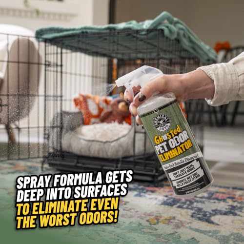 Chemical Guys Ghosted Pet Odor Eliminator 32 Oz Pet Smell Neutralizer For Car Interior, Carpet, Upholstery, Fabric Seats, Home, Furniture, Citrus Scent Spray Cleaner - image 3