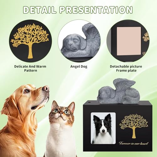 VexNook Tierurnen für Hunde oder Katzen mit individueller Gestaltung für die Aufbewahrung von Asche, geeignet für Hunde oder Katzensowie Anderen tierischen Familienmitglieder (Hunde)