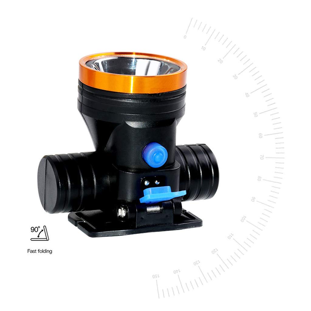 Linterna frontal LED, mini faro recargable, impermeable, luz nocturna de pesca de largo alcance, linterna montada en la cabeza