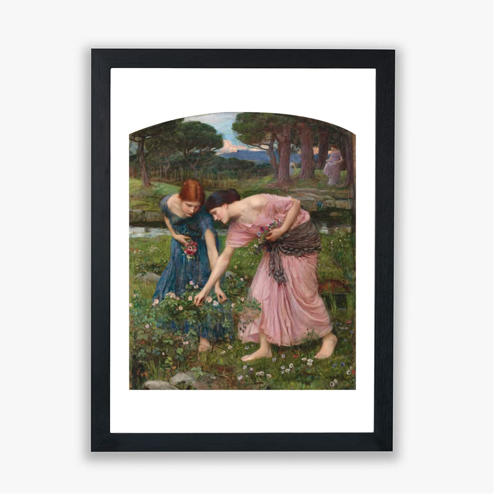 Gather ye Rosebuds de Waterhouse, une impression murale poétique et romantique