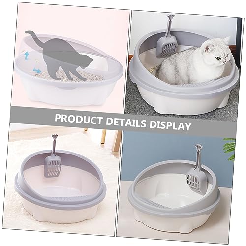 GANAZONO 1 Conjunto Caixa Areia Para Gatos Tapete Areia Para Gatos Maca Gato Ao Ar Livre Caixas Caix