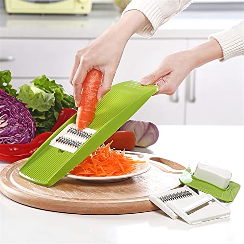 Mandolina cortadora manual para verduras y frutas miniatura 5