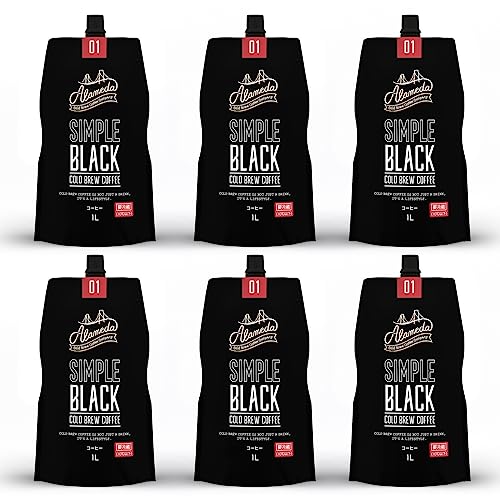 コールドブリューコーヒー 無糖 アラメダ(6L(1L×6本))コストコ costco ALAMEDA COLD BREW COFFEE ブラック 低温抽出 水出し 珈琲