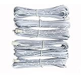 Xking 6 Pcs 3m/9.8 Ft 2-Pin Male and Female Cable Plug Connector Extension Wire, 2510 Port Extension