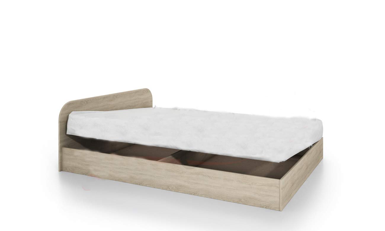 ARREDO DA CASA Letto una piazza e mezza con contenitore modello LI2011 (ROVERE CHIARO)