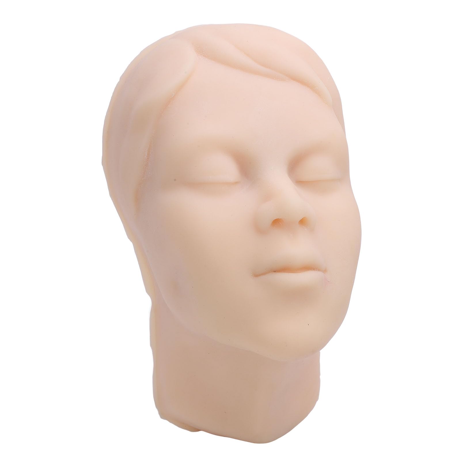 Dioche Mannequin Face Model Lifelike Silicone Head for Micro Plastic Injection Training Esthetician Practice Student Professional Beauty Therapists