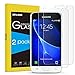 SPARIN [2 Pack] Samsung Galaxy Luna Screen Protector, Tempered Glass Protector also for Galaxy Express 3 / Galaxy J1 2016 / Galaxy Amp 2 [0.3mm/2.5D] [Bubble-Free] [Ultra Clear High Definition]