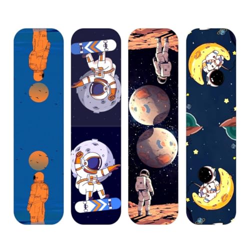 Image of Zesta Magnetic Bookmark Set of 7 | Aesthetic Book Mark for Reading | Cute Anime Bookmarks for Kids, Students | Book Accessories for Novels, Gifts for Readers(Astronaut Magnetic Bookmarks, 9X2.5 Cms)