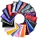 Pocket Squares for Men 20 Pack Mens Pocket Squares Set Assorted Colors with Gift Box