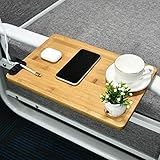 JJDPARTS Bamboo Bedside Shelf, Easy Assemble Bunk Bed Shelf, Bedside Shelf for Bed College Dorm Room...