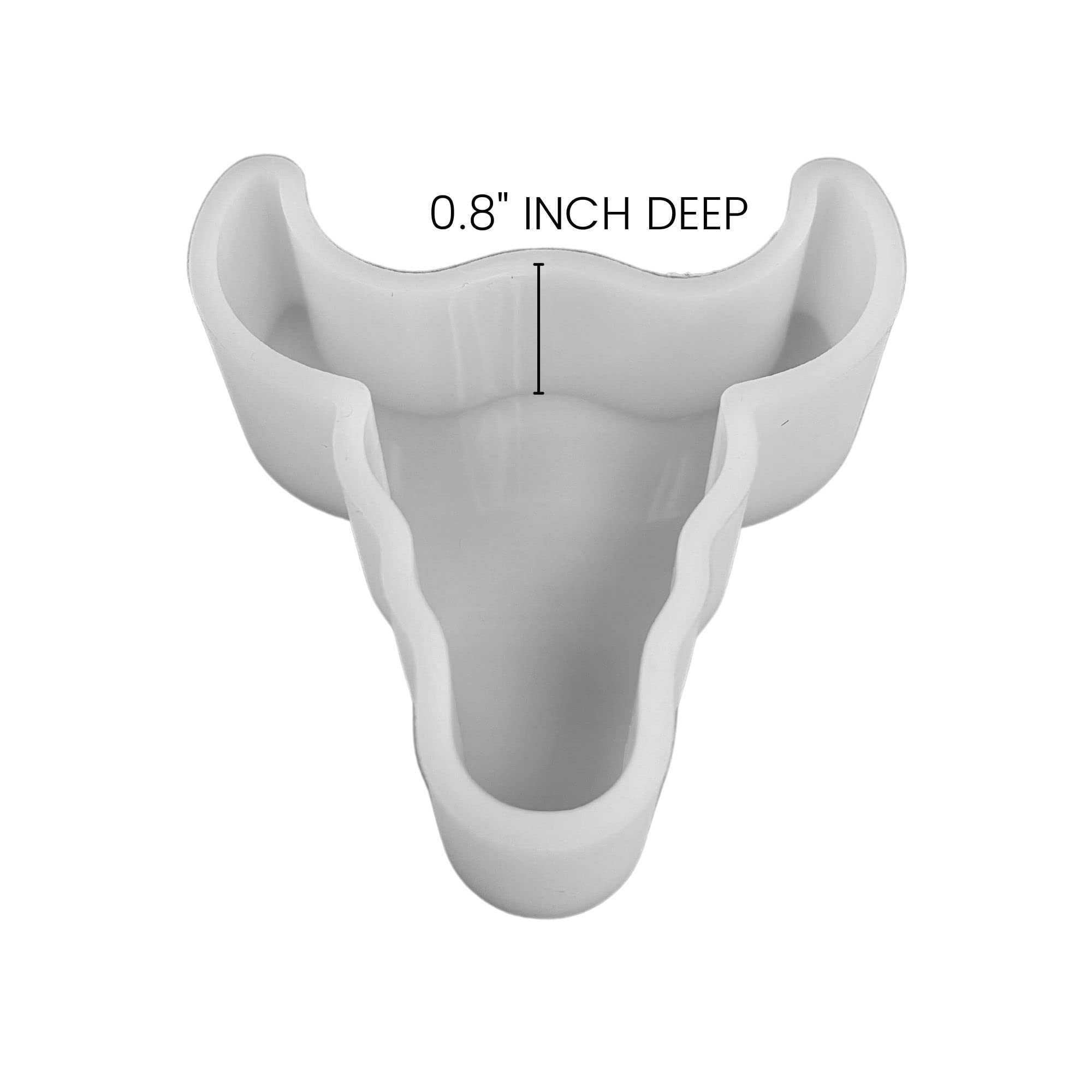 Cow Ear Tag Silicone Mold For Freshies & Soap Making - 2.35x3x0.8 Inch Craft Mold