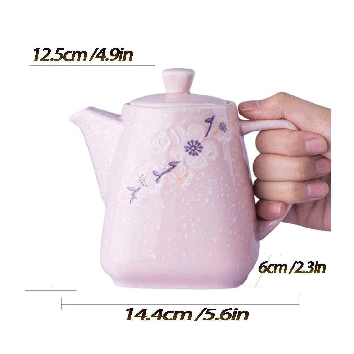 Olijfolie dispenser fles keramiek - lichtblokkerende schenken, 8,5 oz