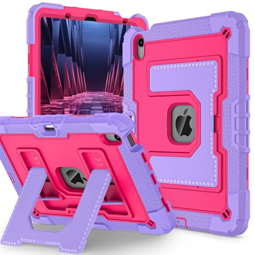 Coque silicone iPad Air 11 M3 antichoc avec rabat et bandoulière de transport