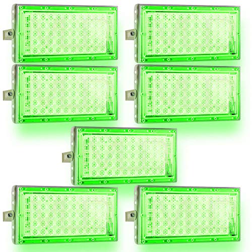 Image of MLD 20W Led Flood Light AC 220V Waterproof Brick focus Flood lights for indoor outdoor Lights | green | 20 Watt | Pack Of 7