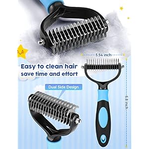 Pet Grooming Glove Brush, Cat Deshedding Glove with Double Sided Shedding and Dematting Rake Comb, Efficient Pet Hair Remover Massage Tool with Enhanced Five Finger Design for Cat Dog Pet Grooming Glove Brush, Cat Deshedding Glove with Double Sided Shedding and Dematting Rake Comb, Efficient Pet Hair Remover Massage Tool with Enhanced Five Finger Design for Cat Dog