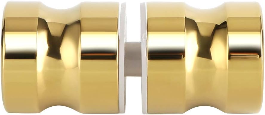 Alise Shower Glass Door Handle,Sliding Shower Doors Knob,Double Side Back-to-Back Pull Hardware Replacement Parts for Glass Doors,Solid SUS304 Stainless Steel Brushed Nickel