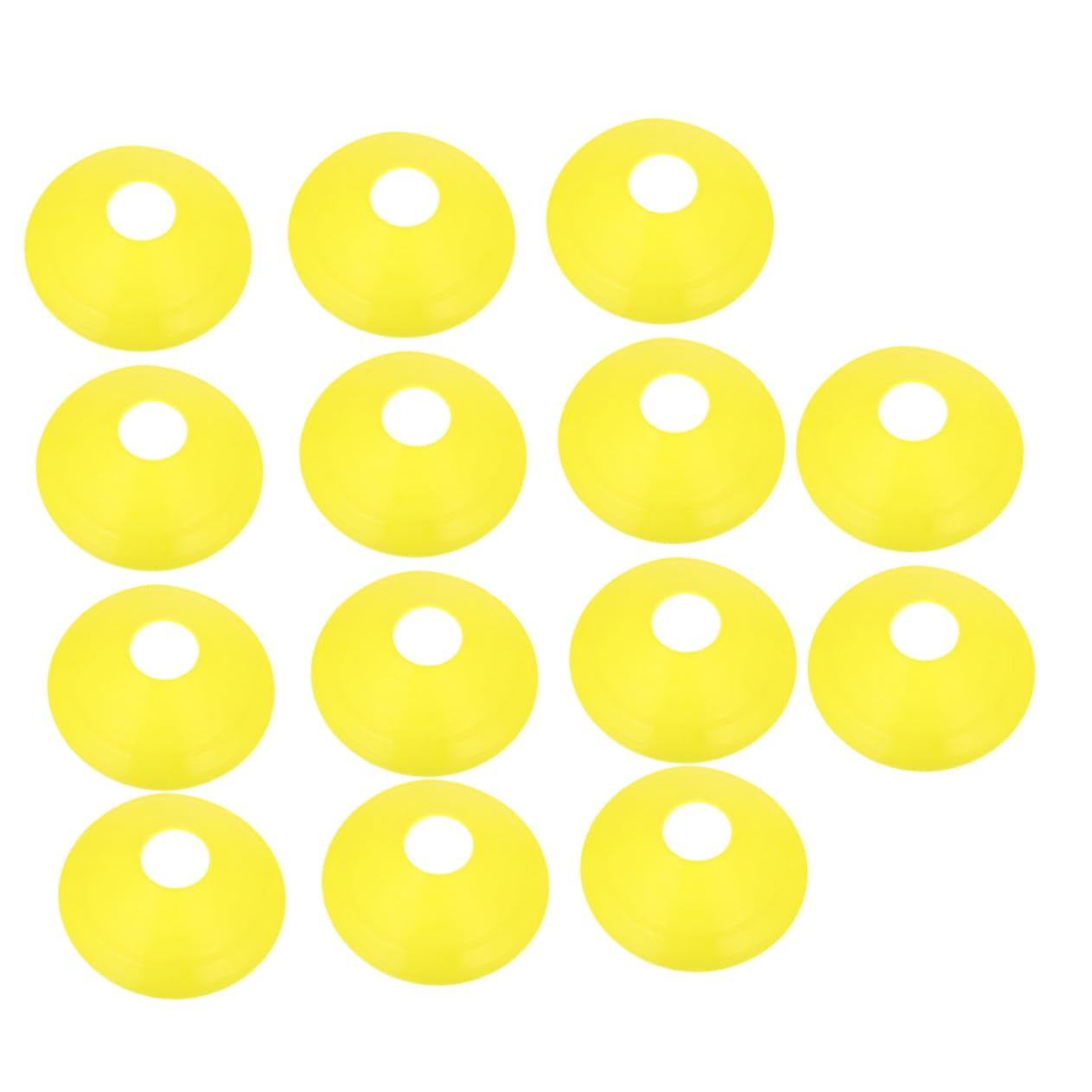 KICHOUSE Football Conditioning Kit 20pcs Soccer Training Cones Portable Plastic Obstacle Disks Agility Training Equipment