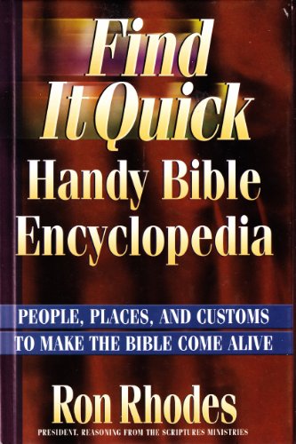 Find It Quick Handy Bible Encyclopedia - People... 0739436309 Book Cover