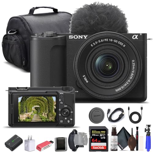 Sony Alpha ZV-E10 II Mirrorless Camera with 16-50mm Lens (Black) ...